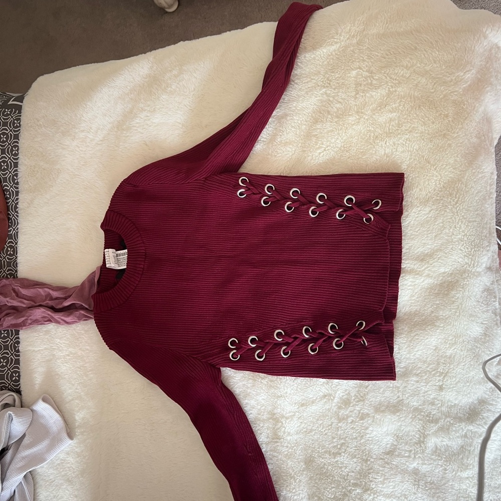 Magenta crop top